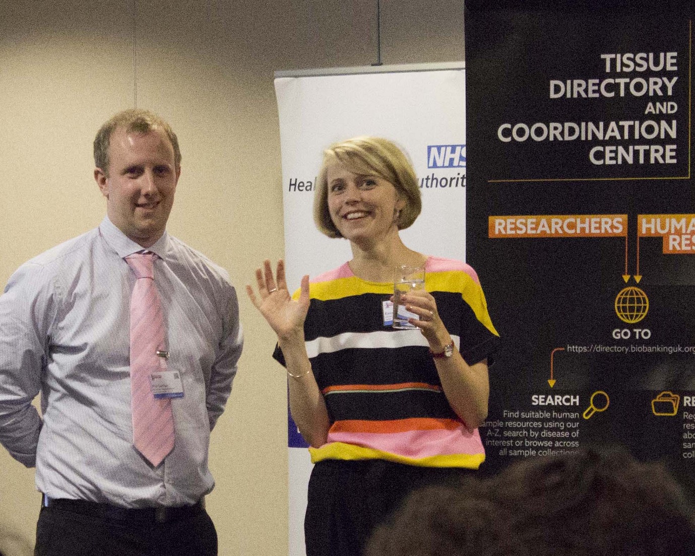 Emma+Phil _70 Emma and Phil Quinlan at UK Biobanking Showcase 2017