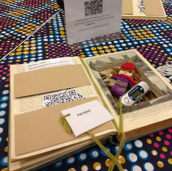 PatientBook Image of a book with contents telling of a patient's experience