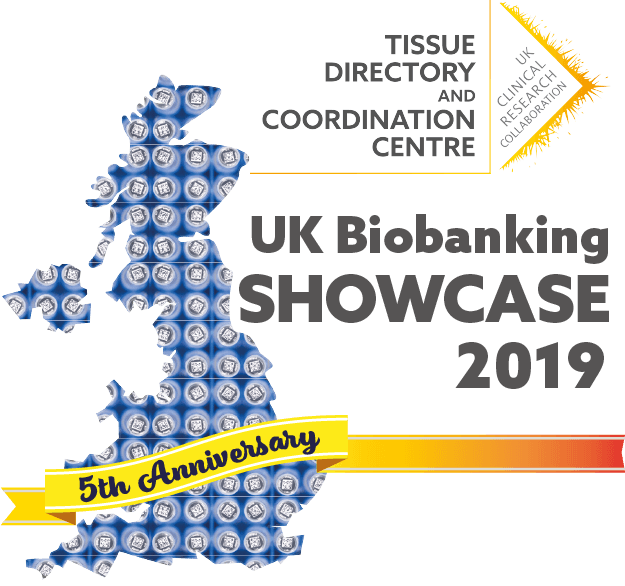 Logo for UKCRC TDCC UK Biobanking Showcase 2019