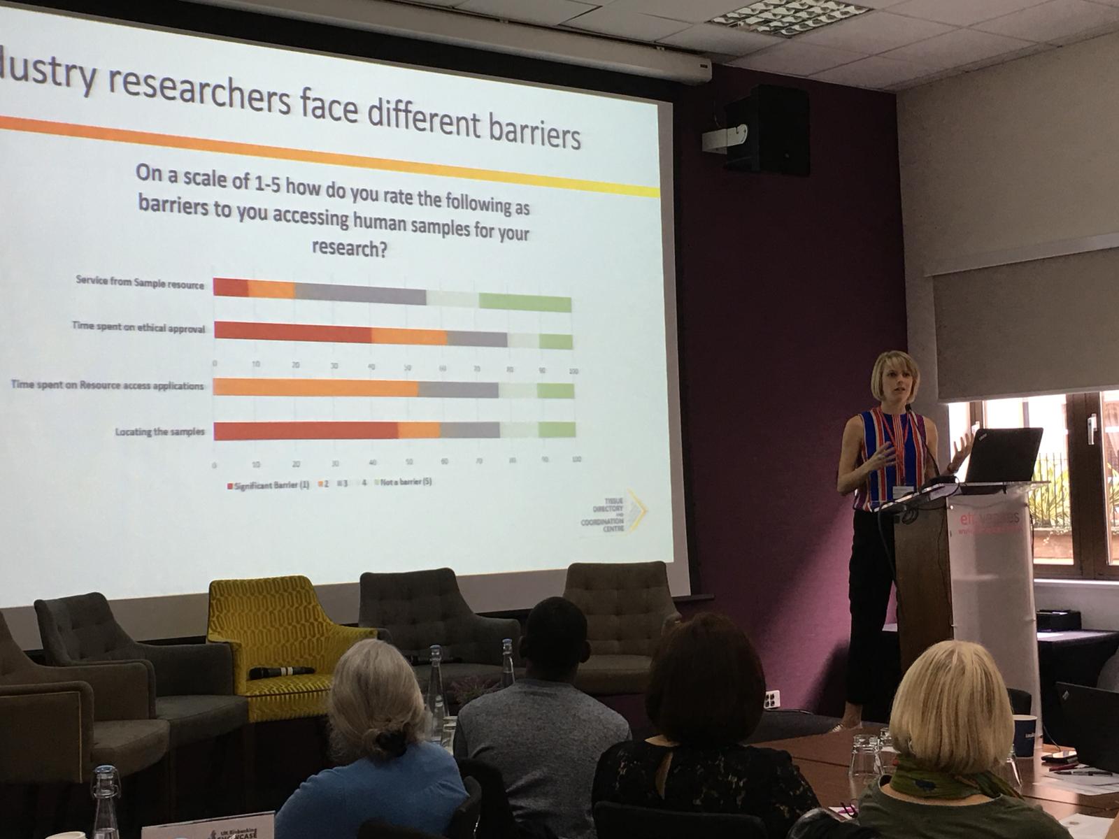 ResearchersPresentation Emma Lawrence presents Barriers